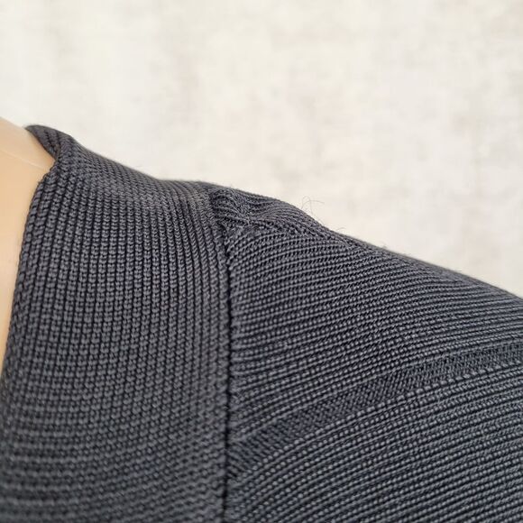 Venus Bandage Black Fringe Sleeveless Dress Gatsby Meets Moden Cocktail - Picture 13 of 16